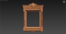 Decorative crown on the door. Download free 3d model for cnc - USDCR_0041 3D