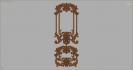 Decorative overlay on the door. Download free 3d model for cnc - USDVN_0078 3D