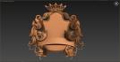 Coat of arms. Download free 3d model for cnc - USGR_0194-2 3D