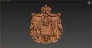 Coat of arms of Russia. Download free 3d model for cnc - USGR_0196 3D