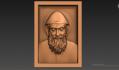Icon of Saint Charbel healing. Download free 3d model for cnc - USIK_0161 3D