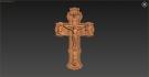Cross crucifix. Download free 3d model for cnc - USKRS_0038 3D